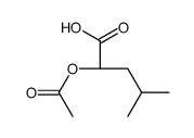(2S)-2-acetyloxy-4-methylpentanoic acid结构式