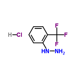 [2-(Trifluormethyl)phenyl]hydrazinhydrochlorid Structure