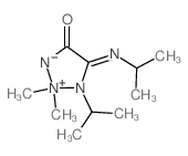 1,2,3-Triazolidinium,2,2-dimethyl-1-(1-methylethyl)-5-[(1-methylethyl)imino]-4-oxo-, inner salt structure