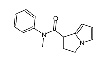 N-甲基-N-苯基-2,3-二氢-1H-吡咯烷嗪-1-羧酰胺结构式