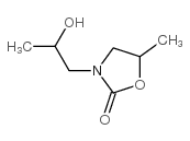 3-(2-羟基丙基)-5-甲基-2-噁唑烷结构式