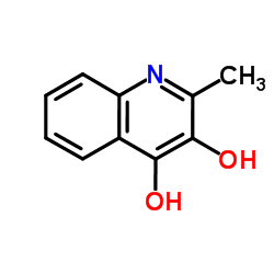 3-Hydroxy-2-methylquinolin-4(1H)-one Structure