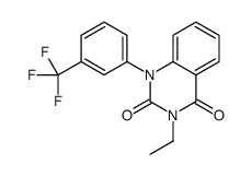 3-ethyl-1-[3-(trifluoromethyl)phenyl]quinazoline-2,4-dione结构式