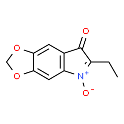 7H-1,3-Dioxolo[4,5-f]indol-7-one, 6-ethyl-, 5-oxide (9CI)结构式