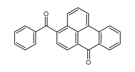 4-benzoyl-benz[de]anthracen-7-one结构式