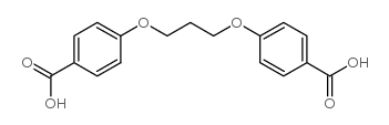 1,3-双(4-羧基苯氧基)丙烷结构式