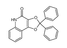 2,2-Diphenyl-1,3-dioxolo[4,5-c]quinolin-4(5H)-one结构式