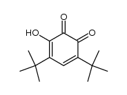 4,6-di-tert-butyl-3-hydroxy-[1,2]benzoquinone结构式