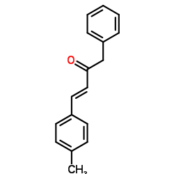 (3E)-4-(4-Methylphenyl)-1-phenyl-3-buten-2-one结构式