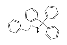 N-trityl-O-benzylhydroxylamine Structure