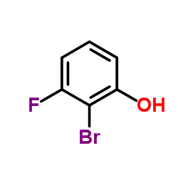 2-溴-3-氟苯酚结构式