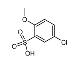 4-chloroanisole-2-sulfonic acid Structure