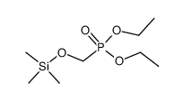 diethyl trimethylsilyloxymethylphosphonate结构式