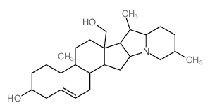 Solanid-5-ene-3,18-diol,(3b)-结构式