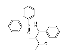 3-[(diphenylphosphorylamino)-phenylmethyl]but-3-en-2-one Structure