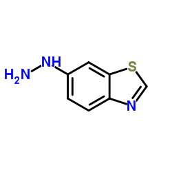 噻唑,6-肼-结构式