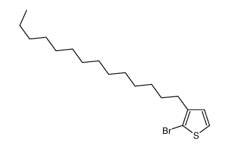 2-bromo-3-tetradecylthiophene Structure