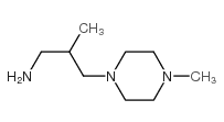 1-Piperazinepropanamine,-bta-,4-dimethyl-(9CI) Structure