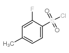 2-氟-4-甲基苯磺酰氯结构式