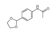 N-[4-(1,3-dioxolan-2-yl)phenyl]acetamide结构式