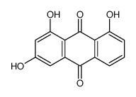 1,3,8-trihydroxyanthracene-9,10-dione结构式