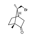 (1R,4R,7S)-7-(bromomethyl)-1,7-dimethylbicyclo[2.2.1]heptan-2-one结构式