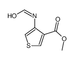 4-甲酰基氨基噻吩-3-羧酸甲酯结构式