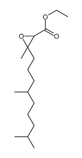 ethyl 3-(4,8-dimethylnonyl)-3-methyloxirane-2-carboxylate structure