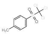 1-methyl-4-(trichloromethylsulfonyl)benzene结构式