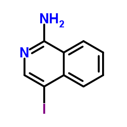 4-碘异喹啉-1-胺结构式