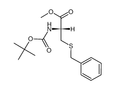 N-Boc-S-苄基-L-半胱氨酸甲基酯结构式