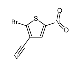 2-bromo-5-nitrothiophene-3-carbonitrile Structure