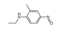 N-ethyl-2-methyl-4-nitroso-aniline Structure