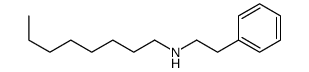 N-(2-phenylethyl)octan-1-amine Structure