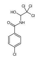 4-chloro-N-(2,2,2-trichloro-1-hydroxyethyl)benzamide结构式