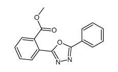 methyl 2-(5-phenyl-1,3,4-oxadiazol-2-yl)benzoate Structure