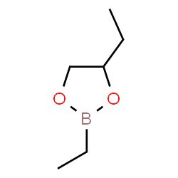 2,4-Diethyl-1,3,2-dioxaborolane Structure