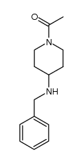 N-乙酰基-4-苄基氨基哌啶结构式