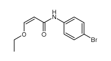 N-(4-bromo-phenyl)-3-ethoxy-acrylamide Structure