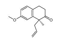1-allyl-7-methoxy-1-methyl-2-tetralone结构式