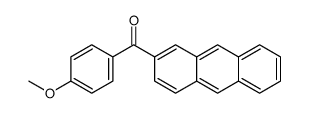 anthracen-2-yl-(4-methoxyphenyl)methanone Structure