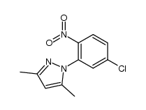 1-(5-chloro-2-nitrophenyl)-3,5-dimethylpyrazole Structure
