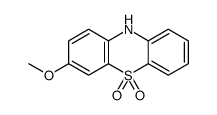 3-methoxy-10H-phenothiazine 5,5-dioxide结构式