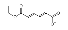 6-ethoxy-6-oxohexa-2,4-dienoate Structure