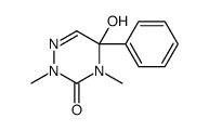 5-hydroxy-2,4-dimethyl-5-phenyl-1,2,4-triazin-3-one结构式