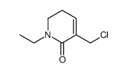 5-(chloromethyl)-1-ethyl-2,3-dihydropyridin-6-one Structure