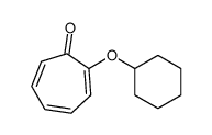 2-cyclohexyloxycyclohepta-2,4,6-trien-1-one结构式