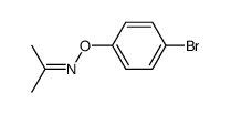 O-(p-Bromphenyl)-dimethyl-ketoxim Structure