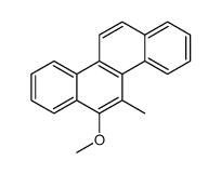 6-methoxy-5-methylchrysene Structure