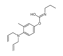 [4-[bis(prop-2-enyl)amino]-3-methylphenyl] N-propylcarbamate Structure